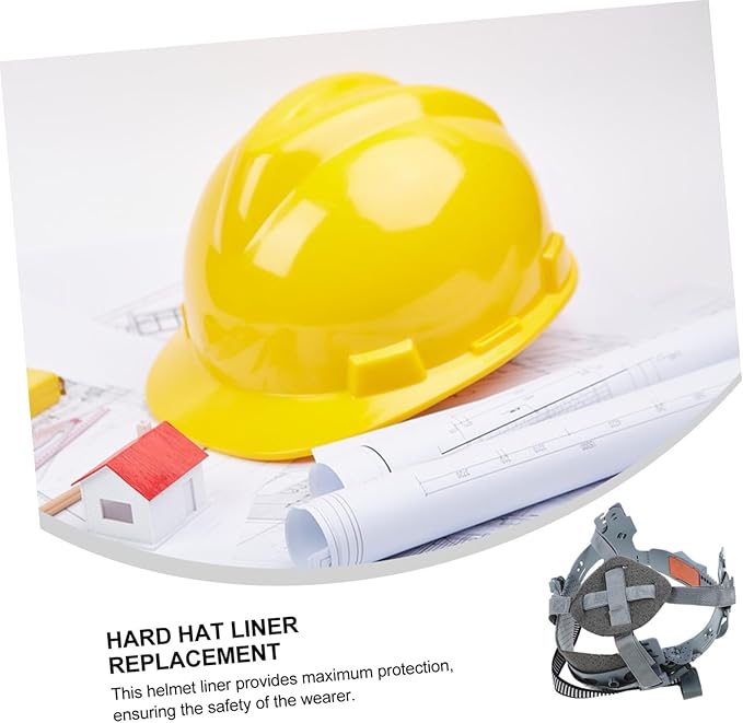 Helmet Replacement Liner Point Suspension System for Hard Hats Breathable Safety Helmet Accessory for Comfort and for Construction and Welding Activities