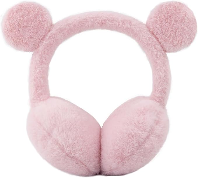 XIAOHAWANG Winter Earmuffs for Kids Girl Warm Ear Muffs Baby Boy Plush Padded Ear Warmer