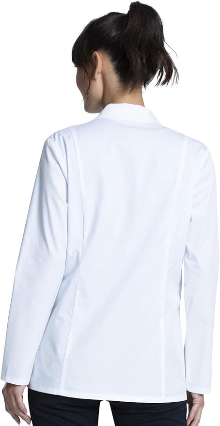 Cherokee Women's Lab Coat 28" Button Up Front Consultation Coat CK451