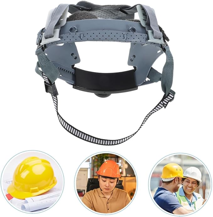 Gatuida 2Pcs Hard Hat Suspension Replacement Liner Adjustable Helmet Insert for Enhanced Safety and Breathable Comfort Easy to Clean Soft Sponge Material for Use