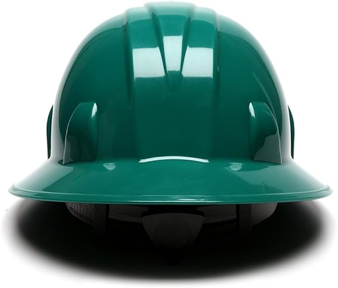Pyramex SL Series Full Brim Hard Hat 4-Point Ratchet Suspension
