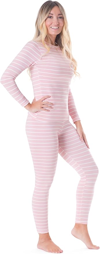 Rocky Thermal Underwear for Women, Long Johns Fleece Lined Set, Shirt & Pants, Base Layer w/Leggings/Bottoms Ski/Extreme Cold
