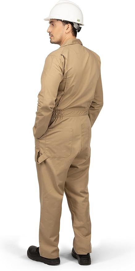 NY Threads Men’s Twill Long Sleeve Coverall Utility Work Wear