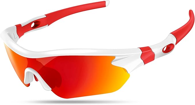 Polarized Sports Sunglasses for Men Women Youth Baseball Running Fishing Tennis Golf Cycling Driving Motor TAC UV400 TR90