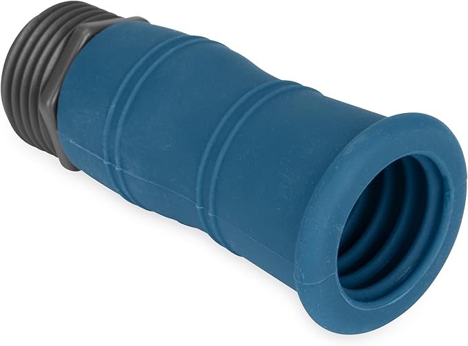 Camco Water Bandit - Features a Highly Flexible Silicone-Polymer Sleeve & ABS Male Water Hose Connection - Works with Damaged or Stripped Faucet Threads or Faucets without Threads (22484)