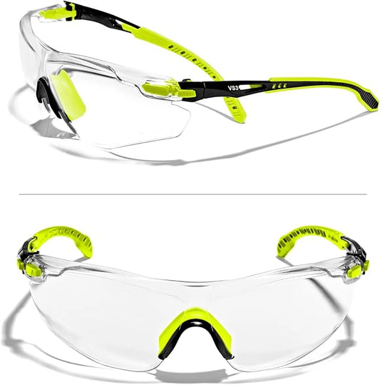 OPTIFENSE™ VS3 Anti Fog, Premium CLEAR/TINTED Safety Glasses, ANSI Z87+ (Click for frame/lens option)