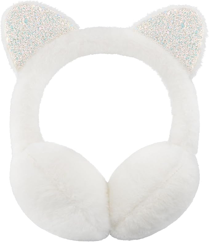 XIAOHAWANG Winter Earmuffs for Kids Girl Warm Ear Muffs Baby Boy Plush Padded Ear Warmer