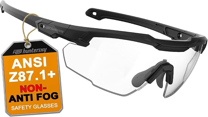 Shooting Safety Glasses for Men Airsoft Hunting Riding Anti-Fog Military Grade Ballistic Tactical Eye Pro Range