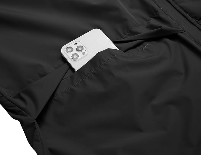 COOFANDY Men's Rain Suit 2 Piece Waterproof Breathable Rain Gear Lightweight Rain Jacket Pants Rainwear Suit