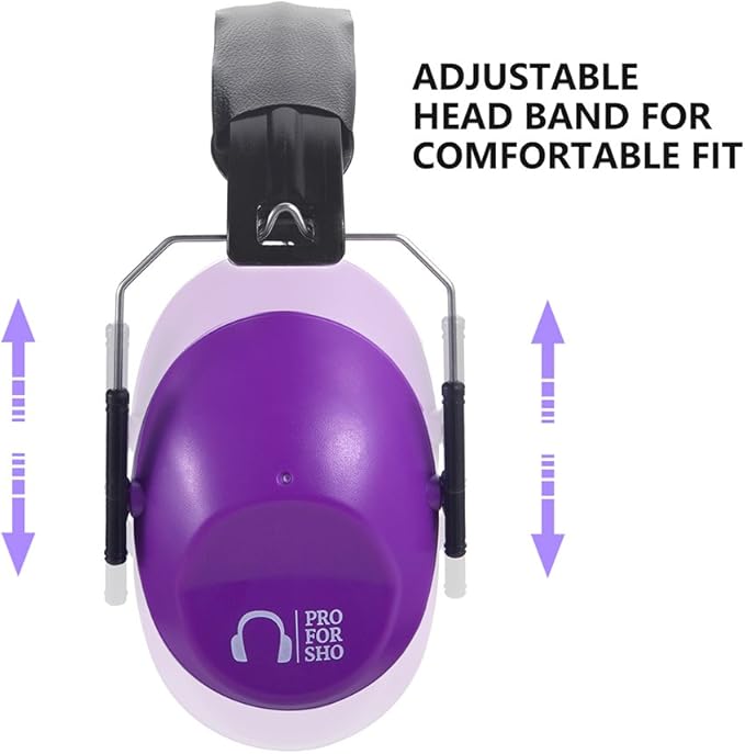Pro For Sho 34dB NRR Hearing Protection Ear Muffs - Highest NRR in Compact Design, Ear Protection for Shooting, Mowing, Work