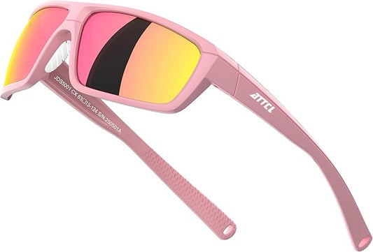 ATTCL Polarized Wrap Fishing Sunglasses Men - Driving Sports Glasses UV Protection