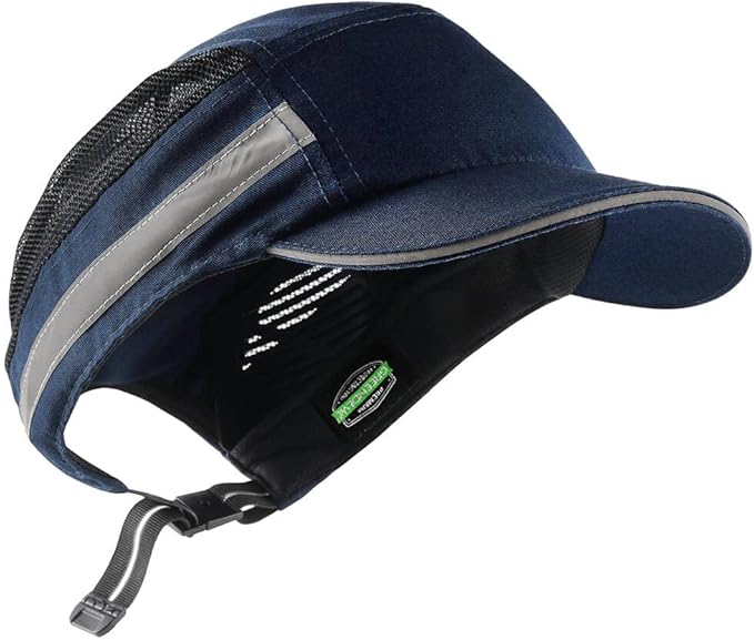 Bump Cap for Safety Baseball Cap Style Hard Hats for Adult Men Women Breathable Lightweight Safety Hat for Head Protection with Reflective Stripes