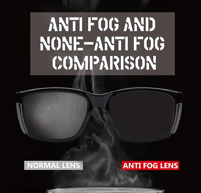 E60 Anti-Fog Safety Glasses with Side Shields ANSI Z87 Eye Protection lab chemistry goggles Optical Eyeglass