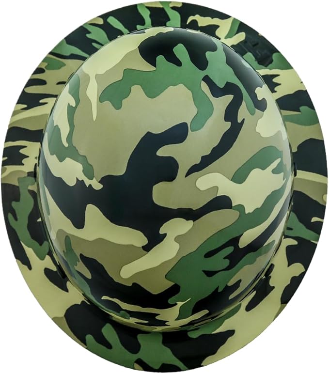 AFP Fiber Full Brim Hard Hat | 6 Point Ratchet Suspension | OSHA & ANSI Rated