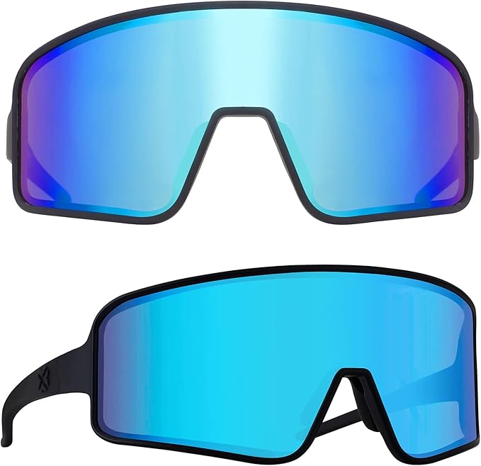 MAXJULI Polarized Sunglasses for Men Women, Windproof Outdoor Sports Cycling Running UV400 Protection Sun Glasses 8121
