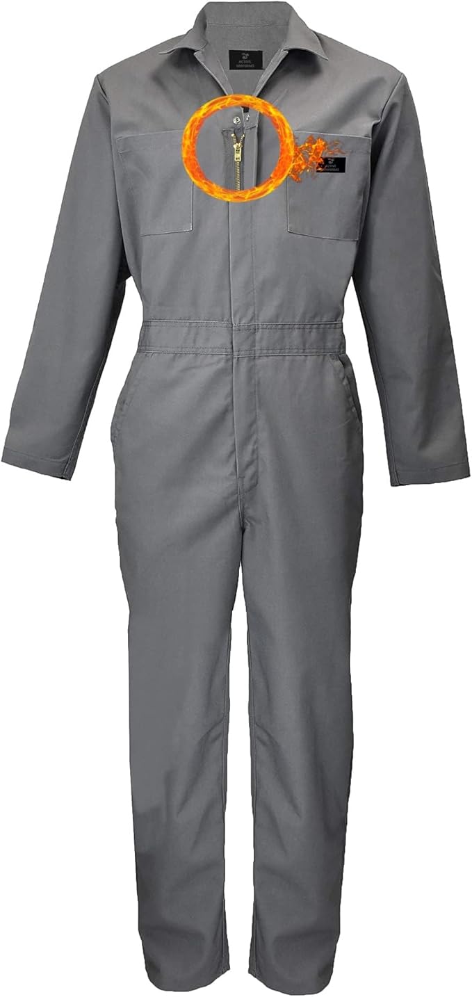 M&M SCRUBS Overall Workwear Men Long Sleeve Coveralls