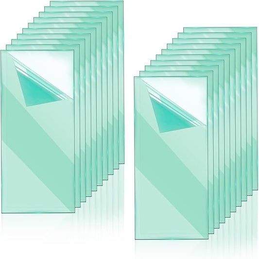 20Pcs Welding Lens, Welding Helmet Lens Top Protection For Welding, Lightweight Lens for Welding Helmet Replacement (4.2"x2")