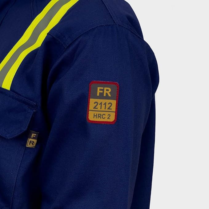 Flame Resistant FR High Visibility Hi Vis Shirt - 88% C/12% N - 7oz