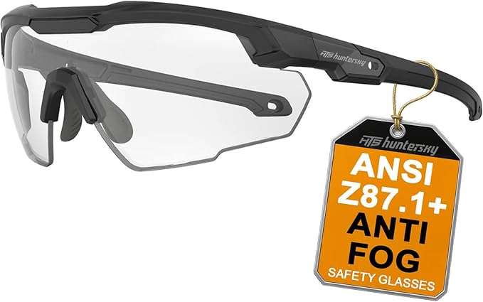 Shooting Safety Glasses for Men Airsoft Hunting Riding Anti-Fog Military Grade Ballistic Tactical Eye Pro Range