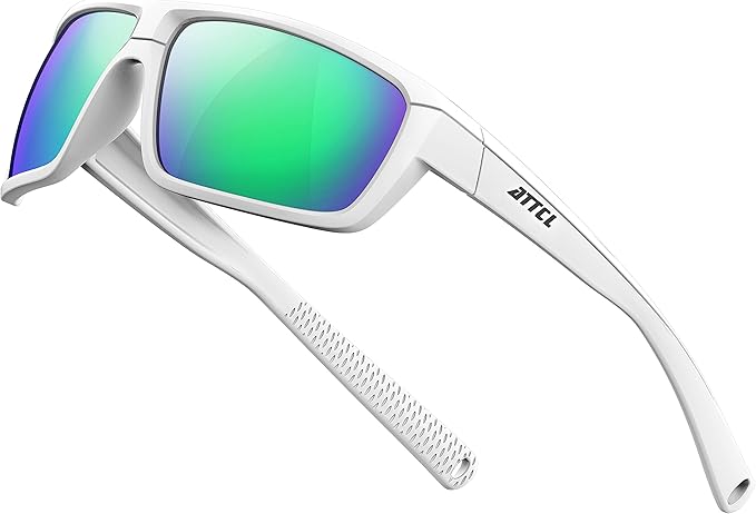 ATTCL Polarized Wrap Fishing Sunglasses Men - Driving Sports Glasses UV Protection