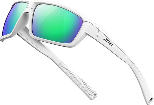ATTCL Polarized Wrap Fishing Sunglasses Men - Driving Sports Glasses UV Protection