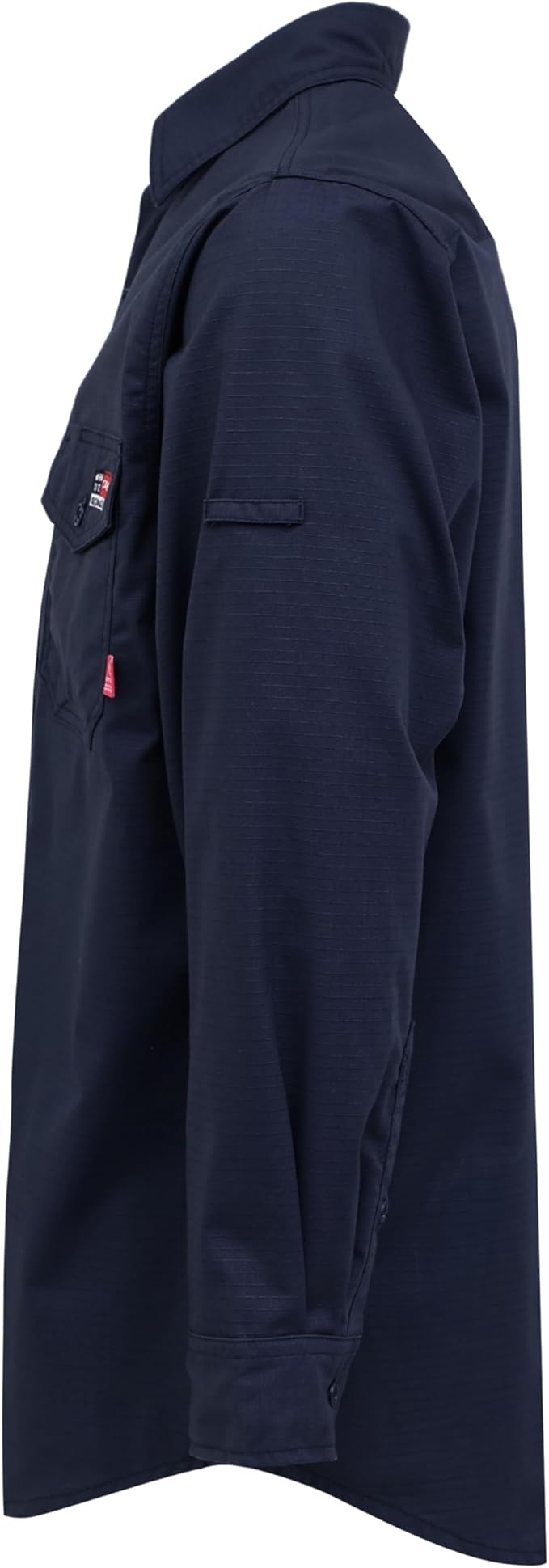 BOCOMAL FR Shirts 6oz Ripstop Durable Rugged Zipper Pocket Water Repellent Finish Fire Resistant Shirt-CAT2