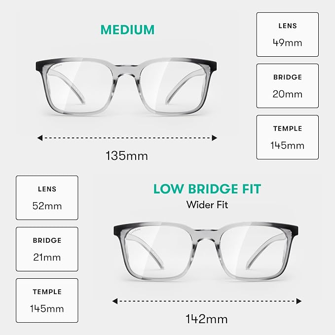 Stoggles Rectangle Z87.1 Certified Safety Glasses, Blue-Light, UV Blocking Lens, Top & Side Shield, Anti-Fog, Stylish Eyewear