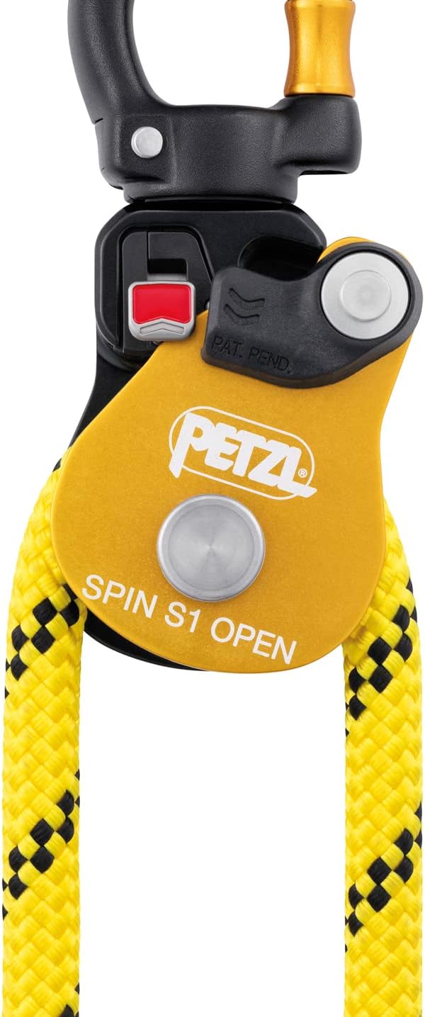PETZL - Spin S1 Open High Efficiency Pulley with Swivel