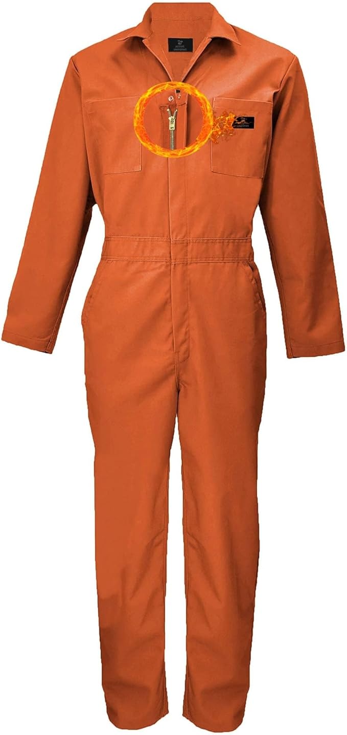 M&M SCRUBS Overall Workwear Men Long Sleeve Coveralls