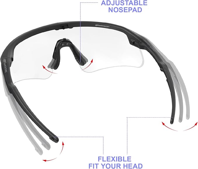 Eye Protection Anti Fog Sport Safety Glasses for Women Men Running Cycling Riding Pickleball Range S54