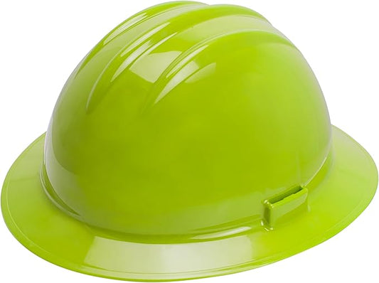 Bullard 3-Rib C34 Full Brim Safety Hard Hat with Spacious Shell, 6-Point Ratchet Suspension, and Cotton Brow Pad