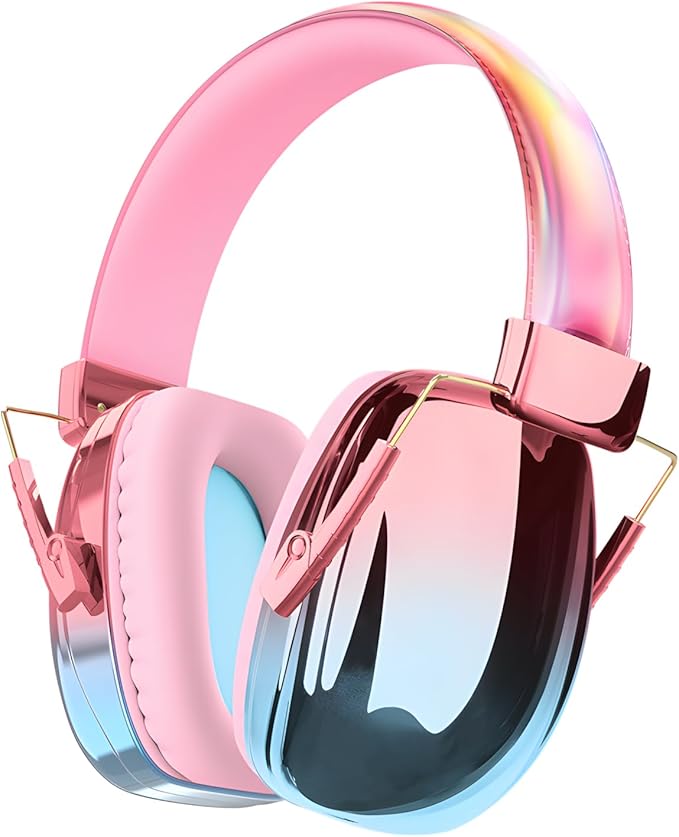 Homicozy Kids Ear Protection - Noise Canceling Sound Proof Headphones for Girls & Teens, Safety Noise Reduction Ear Muffs for Autism & Sound Blocking Kids Hearing Protection for Concerts