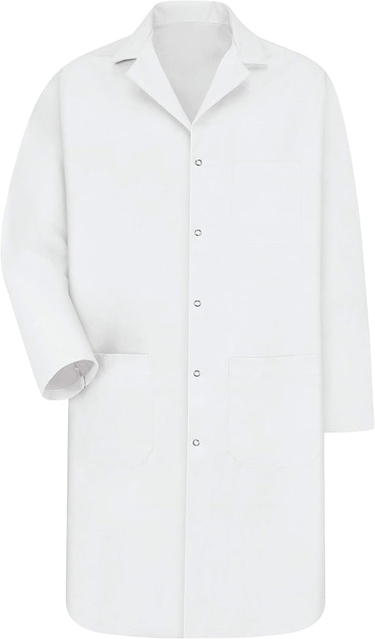 Red Kap Men's Interior Pocket Lab Coat