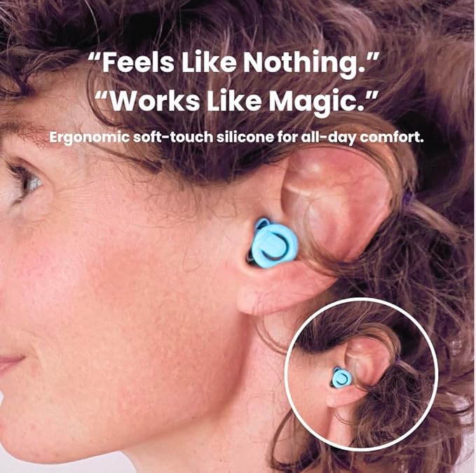– Reusable Noise-Reducing Earplugs for Sleep, Focus, Work, Travel, Parenting & Sensory Relief | 21dB Hearing Protection (Mint, Extra Small, Small, Medium, Large)