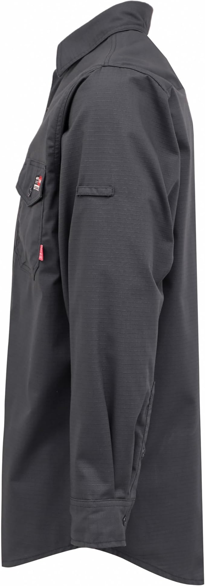 BOCOMAL FR Shirts 6oz Ripstop Durable Rugged Zipper Pocket Water Repellent Finish Fire Resistant Shirt-CAT2