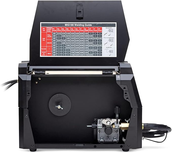 Eastwood 180 Amp MIG Welder Machine Dual Voltage 110V 220V for Steel & Aluminum | Auto Restoration Welding Machine