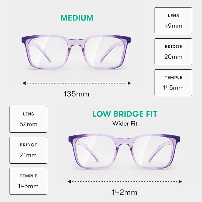 Stoggles Rectangle Z87.1 Certified Safety Glasses, Blue-Light, UV Blocking Lens, Top & Side Shield, Anti-Fog, Stylish Eyewear