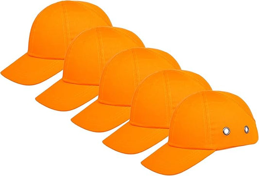 Zojo Baseball Bump Cap Hard Hat Helmet,5PCS Reflective Breathable Lightweight Safety Cap for Men and Women