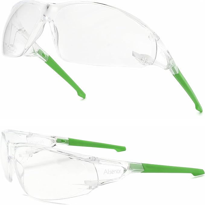Alsenor Anti Fog Goggles Wrap-Around Shooting Safety Glasses Blue Light Blocking Protective Eyewear ANSI Z87 Cycling Glasses