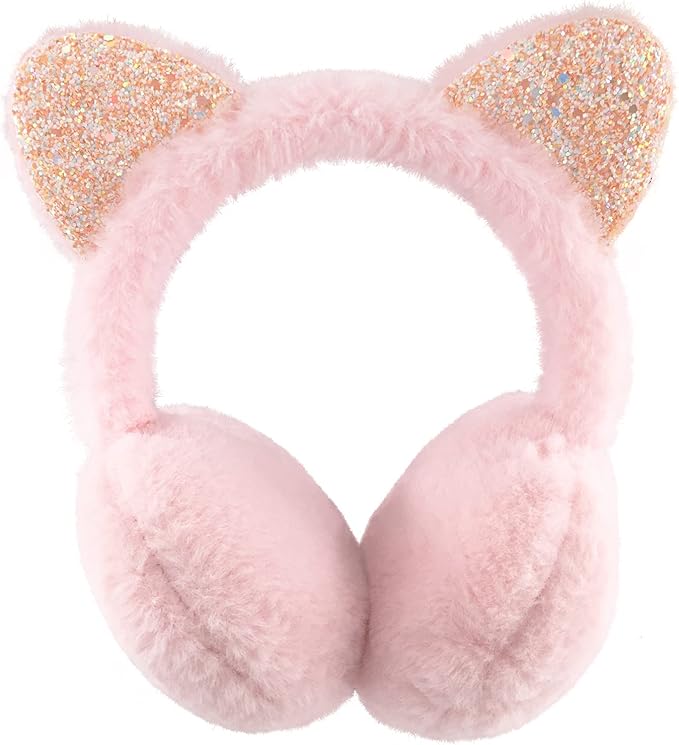 XIAOHAWANG Winter Earmuffs for Kids Girl Warm Ear Muffs Baby Boy Plush Padded Ear Warmer