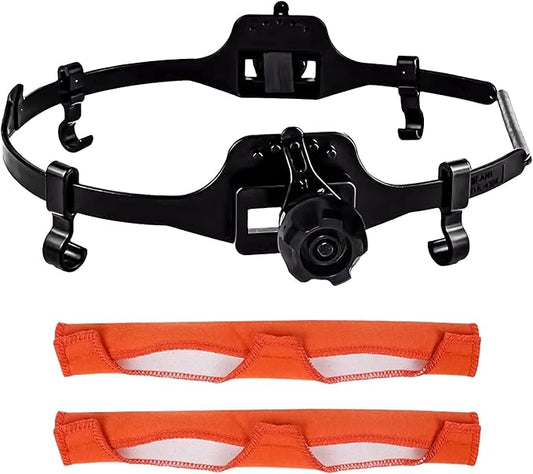 Universal Hard Hat Adapter Replacement Speedyloop Suspension, Adjustable Clip-On Bracket for Safety Helmets
