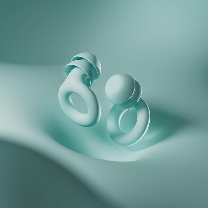 Loop Quiet 2 Plus Ear Plugs with Double Tips – Ultra-Comfy Reusable Earplugs for Sleep, Focus, Travel, Noise Sensitivity | Flexible Protection | 24 dB (SNR) Noise Reduction + 3 dB with Double Tips
