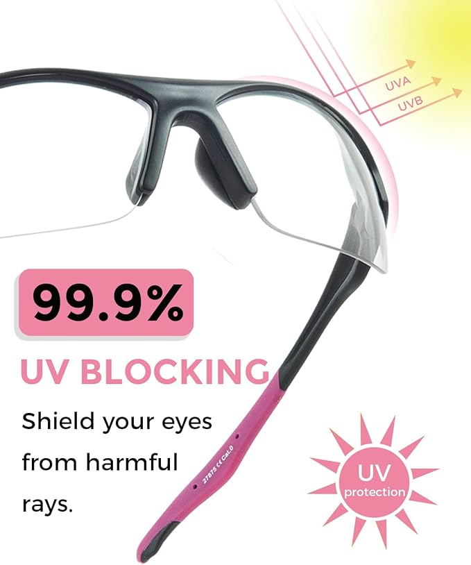 Anti-Fog Safety Glasses Clear Work Goggles Eye Protection for Shooting Sports Eyewear Scratch Resistant Lens