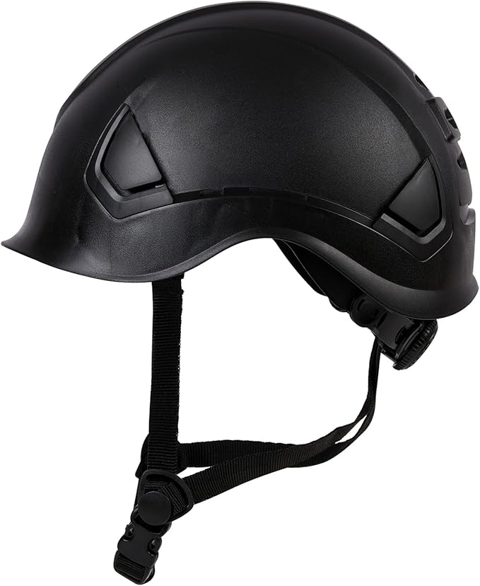 SRSAFETY Full Brim Hard Hat Carbon Fiber Design 6 Point Adjustable Ratchet Suspension OSHA Approved ABS Work Helmet for Men&Women ANSI Z89.1 Type I Class C