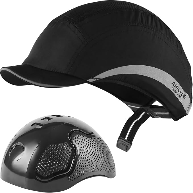 GREEN DEVIL Safety Bump Cap Super Lightweight Breathable Baseball Cap Style Head Protection Hard Hat for Men Women