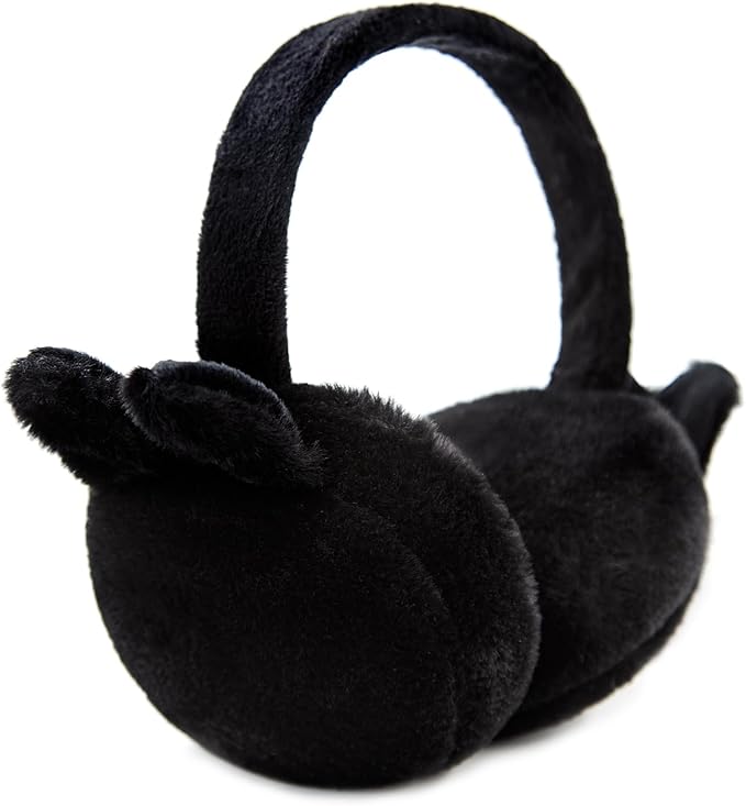 Kids Winter Earmuffs Baby Warm Ear Muff Girls Cute Furry Ear Warmers Boys Foldable Ear Covers for Cold Weather