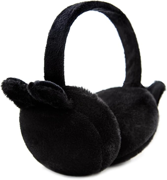 Kids Winter Earmuffs Baby Warm Ear Muff Girls Cute Furry Ear Warmers Boys Foldable Ear Covers for Cold Weather