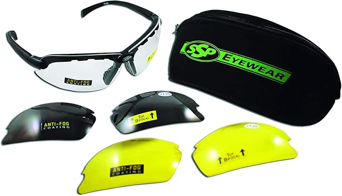 First Responder's Choice! Tactical Shooting Glasses for Front Sight Focus 99% of Inaccuracy Occurs When You Can’t See Your Sights. Maintains a Natural Shooting Stance. Top Focal® Anti-Fog, ANSI Z87.1+