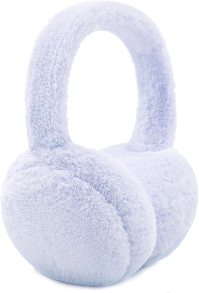 Kids Winter Earmuffs Baby Warm Ear Muff Girls Cute Furry Ear Warmers Boys Foldable Ear Covers for Cold Weather