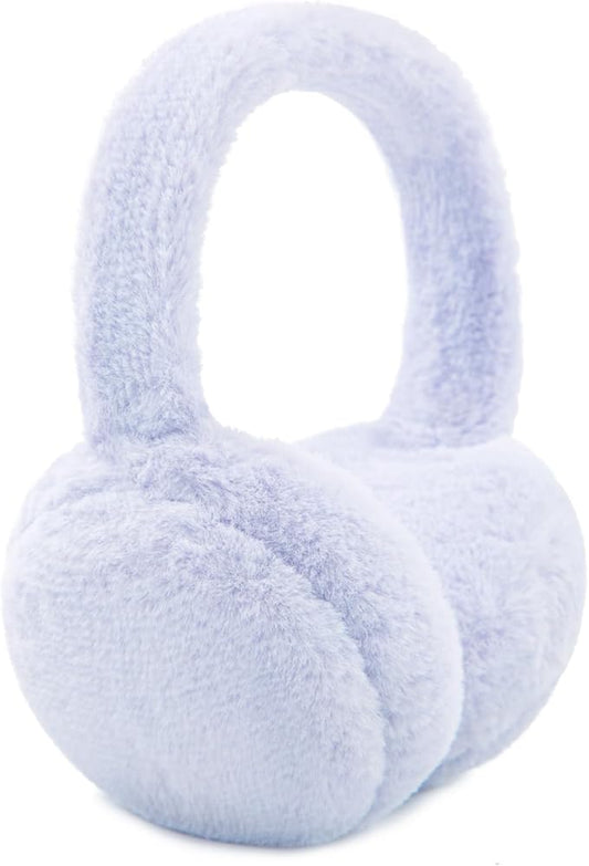 Kids Winter Earmuffs Baby Warm Ear Muff Girls Cute Furry Ear Warmers Boys Foldable Ear Covers for Cold Weather